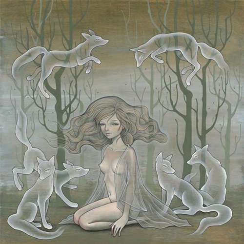 Lili And Her Ghosts (Large Edition) by Audrey Kawasaki