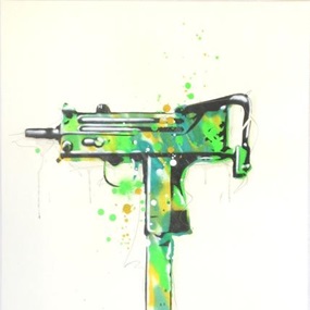 My Uzi Weighs A Ton (Green) by Wolfgang Krell