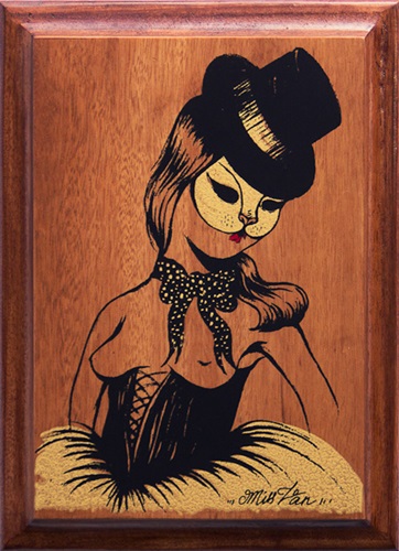 Golden Lady (Wood)  by Miss Van