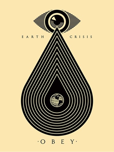 Earth Crisis (Cream) by Shepard Fairey