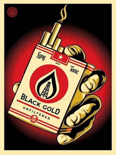 Black Gold  by Shepard Fairey
