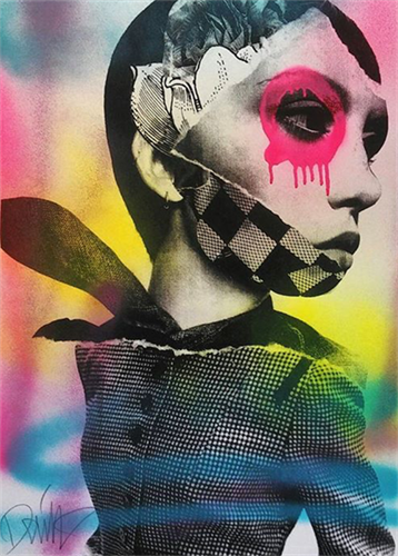 Checker Face Floral  by DAIN