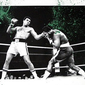 Grand Ali (Green) by Mr Brainwash