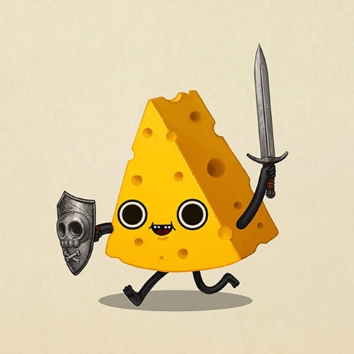 Sword And Shield  by Mike Mitchell