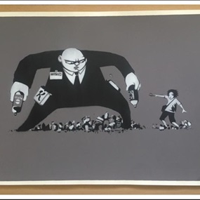 David And Goliath (Aubergine) by Mau Mau