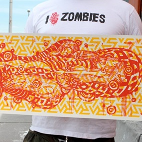 Sleeping Beauty (Orange) by Tristan Eaton