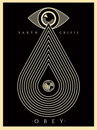 Earth Crisis (Black) by Shepard Fairey