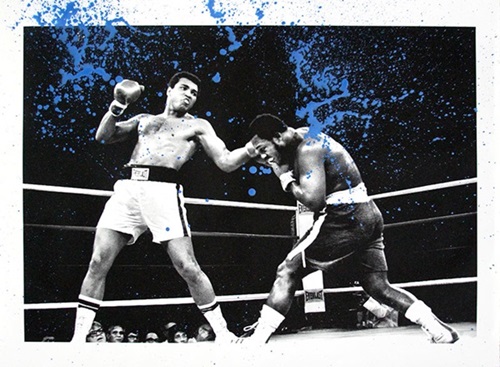 Grand Ali (Blue) by Mr Brainwash