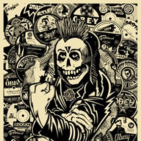 Psycho Posse (Black) by Shepard Fairey