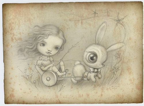 The Bunny Cart  by Mark Ryden
