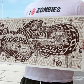 Sleeping Beauty (Brown) by Tristan Eaton