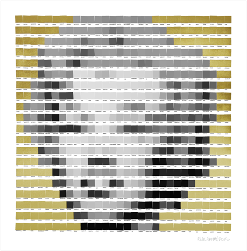 Marilyn (Gold Leaf 2015) by Nick Smith