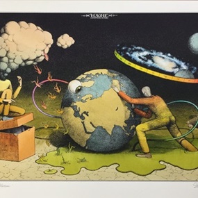 The Planetary Motion (Hand-Painted Edition) by WAONE