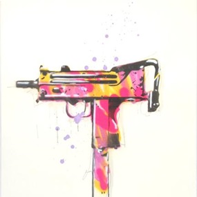 My Uzi Weighs A Ton (Sand) by Wolfgang Krell