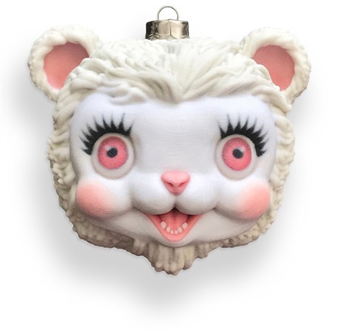 Snow Yak Ornament  by Mark Ryden