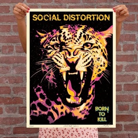 Social Distortion Born To Kill by Shepard Fairey