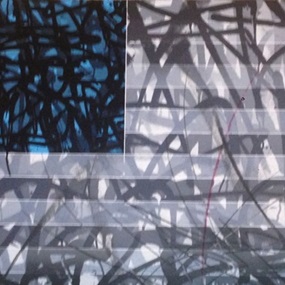 Flag (Blue) by Saber