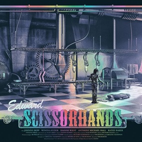 Edward Scissorhands (Foil Variant) by Chris Skinner