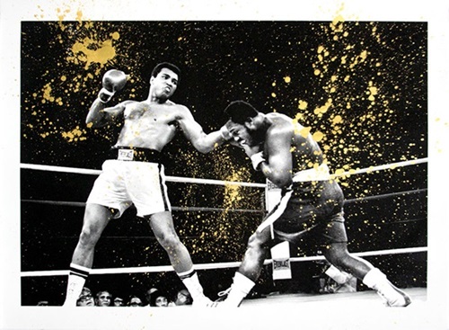 Grand Ali (Gold) by Mr Brainwash