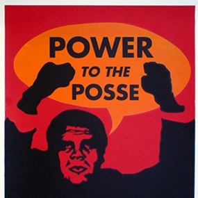 Giant Power To The Posse by Shepard Fairey