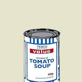 Soup Can (Unsigned) by Banksy