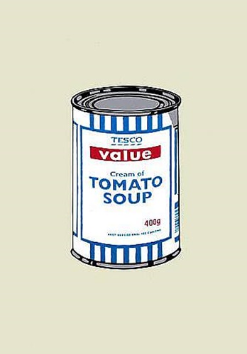 Soup Can (Unsigned) by Banksy