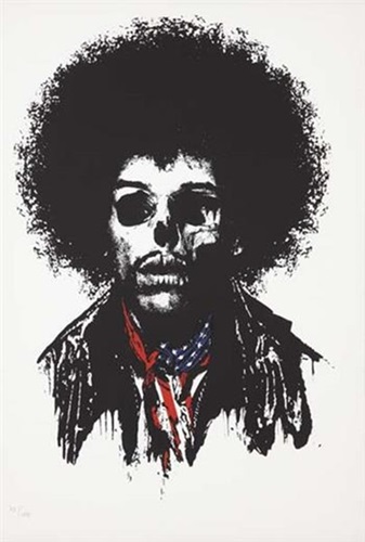 Dead Jimi (Unsigned) by Paul Insect