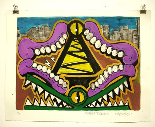 Eye For Eye, Tooth For Tooth (Hand-Coloured) by Sweet Toof | Rowdy
