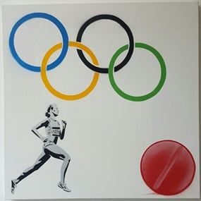 The New Logo For The Olympic Doping Team (Canvas Edition) by Pure Evil