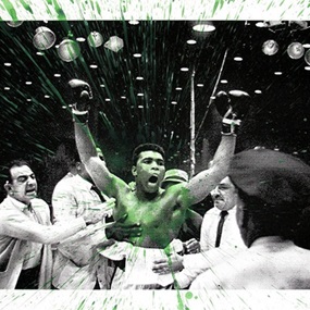 Absolute Ali (Green) by Mr Brainwash