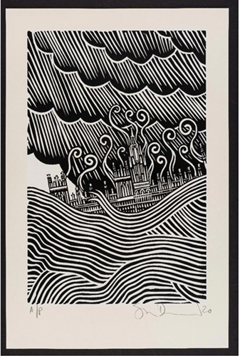 Houses Of Parliament  by Stanley Donwood