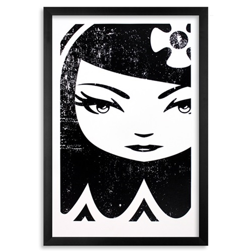 Ghost Girl Icon (Black) by Matt Siren