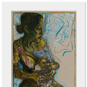Baby In Blue Tam by Billy Childish