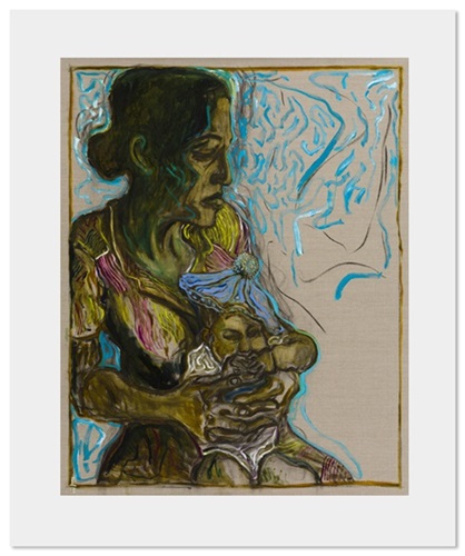 Baby In Blue Tam  by Billy Childish