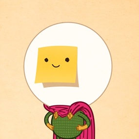 Post-It Note by Mike Mitchell