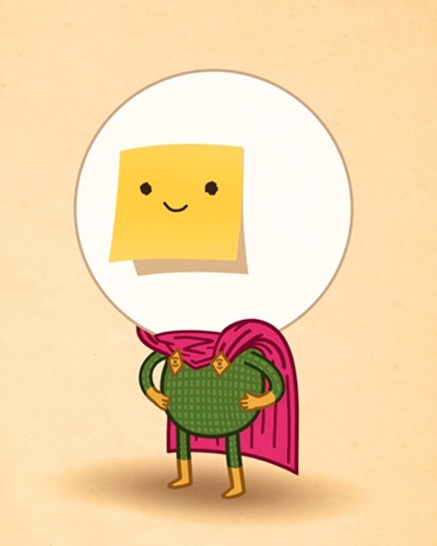 Post-It Note  by Mike Mitchell