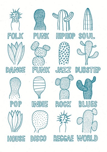 Musical Cactus  by David Shillinglaw