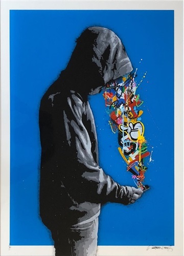 Connection (Sky Acrylic) by Martin Whatson