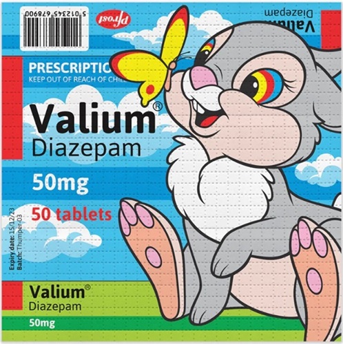 Valium Thumper 50mg (Blotter Edition) by Ben Frost