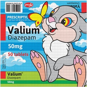 Valium Thumper 50mg (Blotter Edition) by Ben Frost