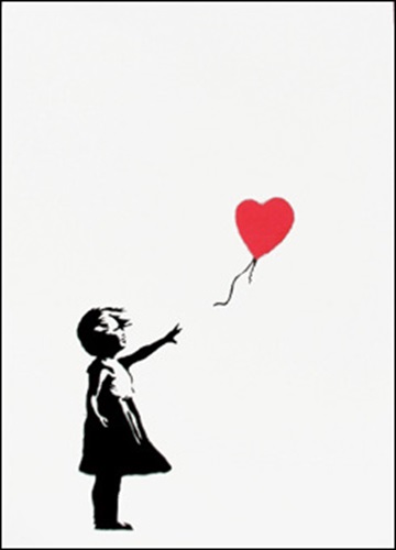 Girl With Balloon (Signed) by Banksy