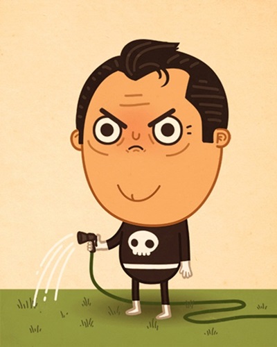 Watering  by Mike Mitchell