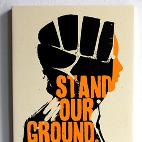 Stand Our Ground (Canvas Wrap) by Tes One