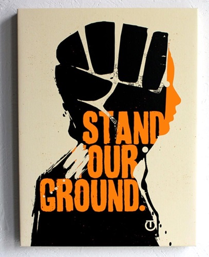 Stand Our Ground (Canvas Wrap) by Tes One