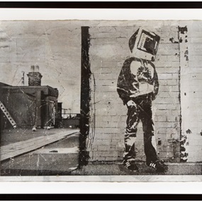 Computerman (HPM) by Shepard Fairey | Blek Le Rat