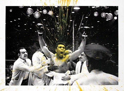 Absolute Ali (Yellow) by Mr Brainwash