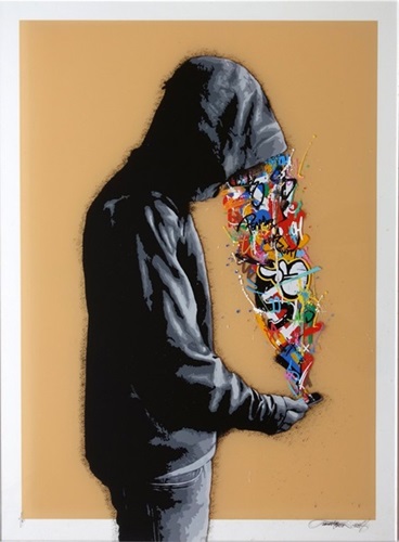Connection (Warm Yellow Acrylic) by Martin Whatson