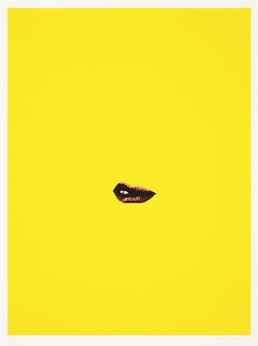 Sneer (Yellow) by Gavin Turk