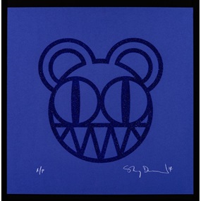 Diamond Heist Bear (Blue) by Stanley Donwood