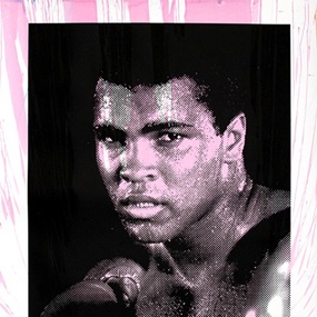 Magnificent Ali (Pink) by Mr Brainwash